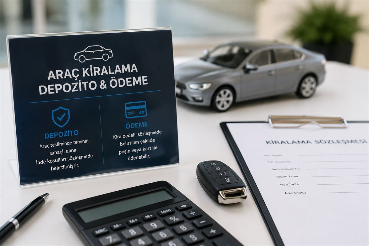 Kredi kartıyla ödeme — araç kiralamada depozito ve ön provizyon