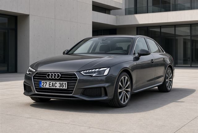 Audi A4 — premium sınıf kiralık araç, Gaziantep